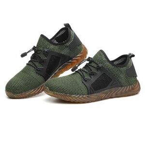 NEW The Invincible Shoes Defender Steel Toe Shoes in Emerald‎ Size 11.5 or 47